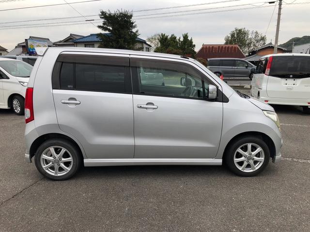 ワゴンR FTリミテッド インタークーラーターボ CVT ナビ TV バックモニターカメラ 社外アルミホイール エアロ フォグランプ スマートキー オートエアコン ベンチシート(4枚目)