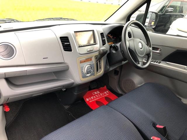 ワゴンR FTリミテッド インタークーラーターボ CVT ナビ TV バックモニターカメラ 社外アルミホイール エアロ フォグランプ スマートキー オートエアコン ベンチシート(11枚目)