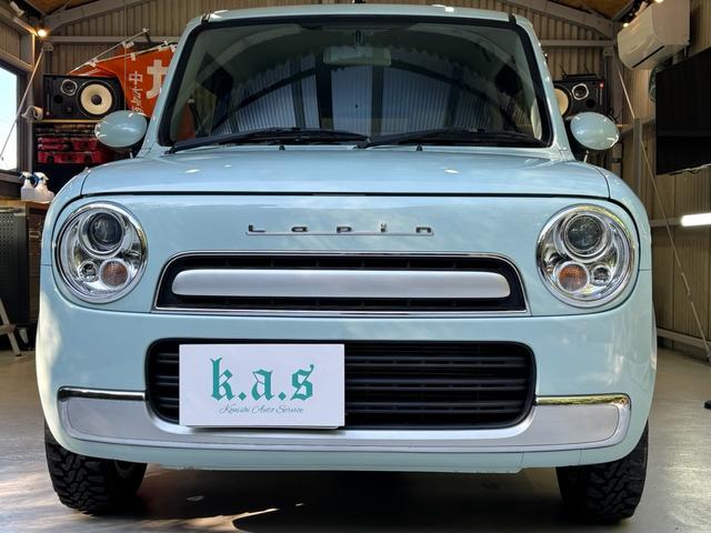 アルトラパンショコラ X リフトアップ ビックローター キャリパーオーバーホール ジオランダーM/Tタイヤ新規装着済み 4WD フル整備 ノースモーキング(5枚目)