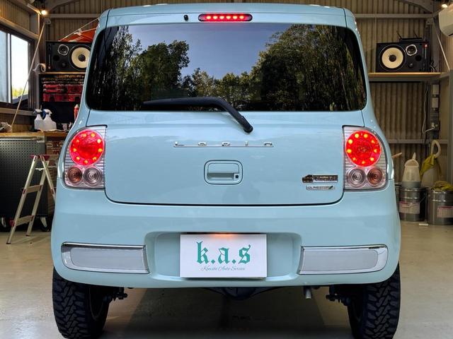 アルトラパンショコラ X リフトアップ ビックローター キャリパーオーバーホール ジオランダーM/Tタイヤ新規装着済み 4WD フル整備 ノースモーキング(45枚目)