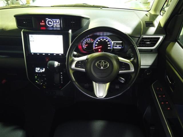 ルーミー カスタムG S 衝突軽減ブレーキシステム 地デジTV スマートキ- 両側電動D イモビライザー ドラレコ付き LEDライト 1オナ Bモニター パワステ VSC クルコン DVD視聴 ETC オートエアコン ナビTV(4枚目)