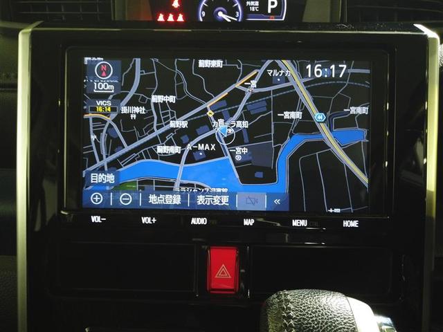 ルーミー カスタムG S 衝突軽減ブレーキシステム 地デジTV スマートキ- 両側電動D イモビライザー ドラレコ付き LEDライト 1オナ Bモニター パワステ VSC クルコン DVD視聴 ETC オートエアコン ナビTV(6枚目)