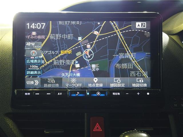 ノア Si ダブルバイビーII 横滑防止装置 PCS スマートキ- Wエアコン Bモニター DVD再生可 フルセグテレビ ETC付き アイドリングS オートエアコン PS クルーズC ナビ&TV PW ウォークスルー ワンオーナ(6枚目)