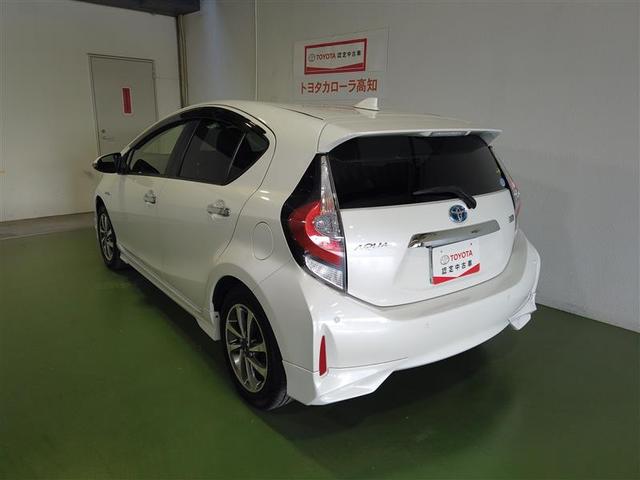 アクア Sスタイルブラック エアロ バックモニタ- 地デジフルセグ ナビTV イモビライザー LEDライト スマートキープッシュスタート アルミホイール Wエアバッグ キーフリ メモリーナビゲーション フルオートエアコン ABS(2枚目)