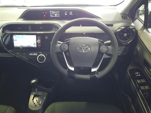 アクア Sスタイルブラック エアロ バックモニタ- 地デジフルセグ ナビTV イモビライザー LEDライト スマートキープッシュスタート アルミホイール Wエアバッグ キーフリ メモリーナビゲーション フルオートエアコン ABS(4枚目)