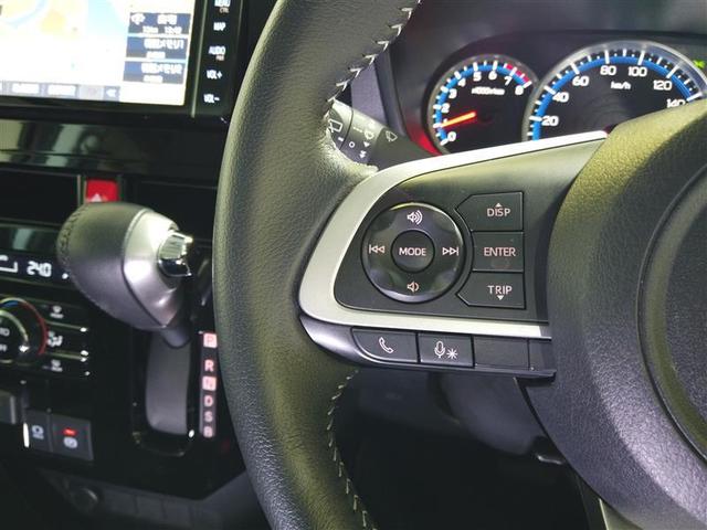 ルーミー カスタムG アイドリング 両側電動SD LEDヘット バックビューモニター 衝突回避ブレーキ 地デジ スマートキー メモリナビ クルーズコントロール DVD ETC ドライブレコーダー 1オーナー オートエアコン(10枚目)