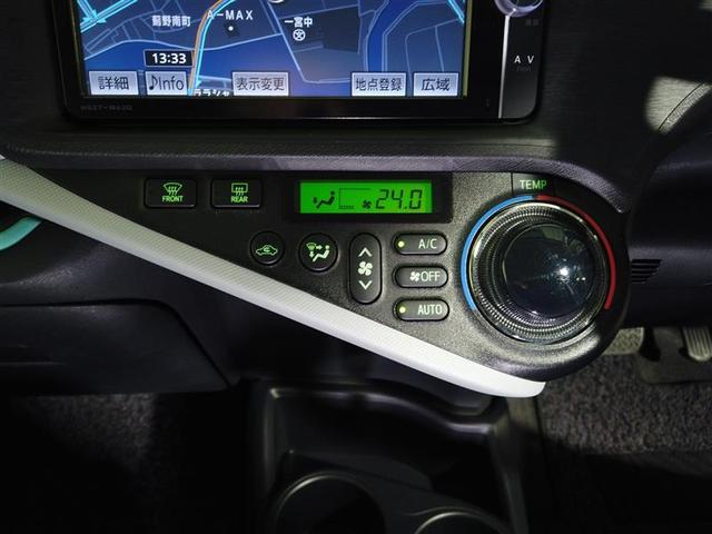 アクア Ｓ　スマートキープッシュスタート　キーレスエントリ　フルセグ地デジ　イモビ　ナビ＆ＴＶ　ワンオーナー車　オートエアコン　デュアルエアバック　Ｂカメラ　パワーウィンドウ　ＥＴＣ　ＤＶＤ再生可能　ＳＲＳ（8枚目）