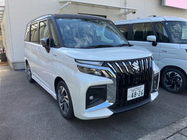 ソリオバンディット ハイブリッドＭＶ　ドライブレコーダー　バックカメラ　両側電動スライドドア　クリアランスソナー　オートクルーズコントロール　レーンアシスト　衝突被害軽減システム　アルミホイール　オートライト　ＬＥＤヘッドランプ（13枚目）