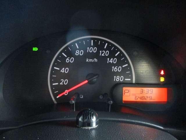 大きくて明るくシンプルで見やすいスピードメーター！