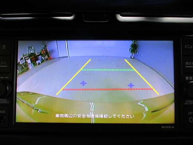 バックカメラ装備済なので車庫入れが苦手な方も映像サポートでラクラク駐車できます。