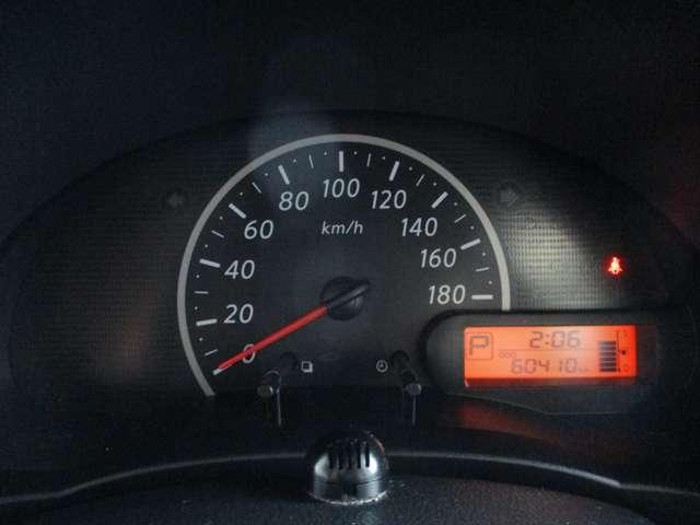 大きくて明るくシンプルで見やすいスピードメーター！