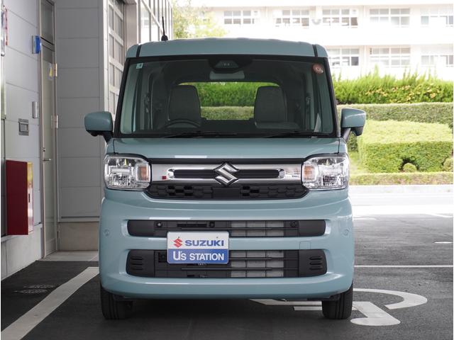 スペーシア ＨＹＢＲＩＤ　Ｘ　全方位カメラ　ナビ　両側電動スライドドア　全方位カメラ　ナビ　両側電動スライドドア　リアパーキングセンサー　シートヒーター　プッシュスタート　スマートキー　Ｂｌｕｅｔｏｏｔｈ　オートライト　衝突被害軽減　アイドリングストップ　横滑り防止機能（7枚目）