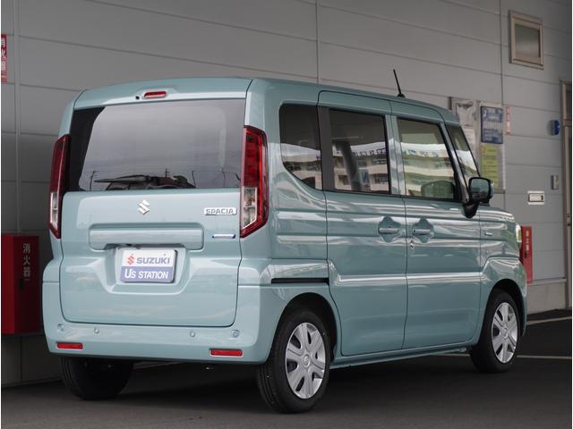 スペーシア ＨＹＢＲＩＤ　Ｘ　全方位カメラ　ナビ　両側電動スライドドア　全方位カメラ　ナビ　両側電動スライドドア　リアパーキングセンサー　シートヒーター　プッシュスタート　スマートキー　Ｂｌｕｅｔｏｏｔｈ　オートライト　衝突被害軽減　アイドリングストップ　横滑り防止機能（22枚目）