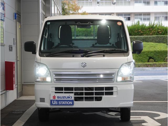 キャリイトラック KCエアコン・パワステ農繁 4WD オートマ 荷台作業灯 4WD オートマ リアパーキングセンサー 荷台作業灯 3方開 キーレスエントリー AMFMラジオ オートライト 衝突被害軽減システム アイドリングストップ 横滑り防止機能 衝突安全ボディ(20枚目)