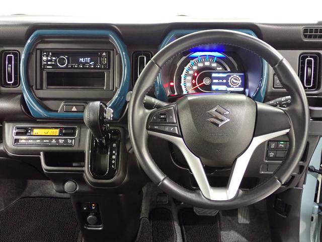 ハスラー ！先行初売！　ＨＹＢＲＩＤ　Ｘ　ＣＤ／ＡＭ・ＦＭラジオ付　オートライト　プッシュスタート　シートヒーター　オートエアコン　スズキセーフティーサポート　衝突被害軽減システム　アイドリングストップ　横滑り防止機能　盗難防止システム（13枚目）