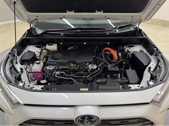 RAV4 ハイブリッドG 試乗車 全周囲モニター 合成皮革シート シートヒーター&ベンチレーション AC100V/1500Wコンセント ETC2.0 ディスプレイオーディオ ナビ フルセグTV サンルーフ 整備記録簿(35枚目)