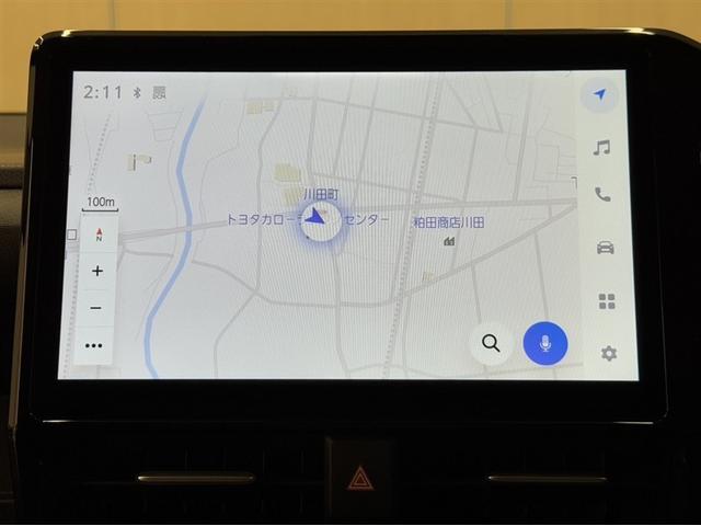 ナビ付きです。目的地を設定すれば、初めての場所でも簡単に行くことが出来ます。