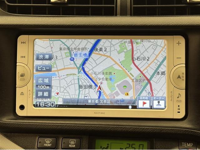 アクア S ワンオーナー ナビ ワンセグ Bluetooth バックモニター オートエアコン ETC キーレスエントリー デュアルエアバック CD再生 横滑り防止装置(11枚目)