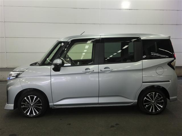 ルーミー カスタムG-T 助手席エアバック 両側オートスライドドア スマートキープッシュスタート LEDライト 1オーナー 横滑り防止機能 クルコン 点検記録簿 ETC付 アルミホイール キーレス DVD ドラレコ ナビ&TV(3枚目)