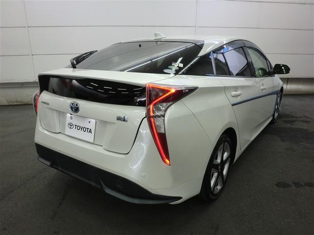 プリウス Sツーリングセレクション レーダーブレーキサポート フルオートエアコン デュアルエアバック バックモニタ- AW イモビ ESC パワーウインド スマキ- ETC車載器 サイドエアバック フルセグ地デジTV DVD再生可能(4枚目)