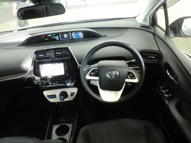 プリウス S 衝突軽減 4wd フルセグTV エアコン LEDヘッドライト バックガイドモニター クルコン ETC車載器 盗難防止システム メモリナビ パワーステアリング カーテンエアバック ワンオーナー ABS(6枚目)