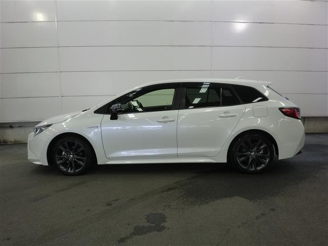 カローラツーリング ハイブリッド　ダブルバイビー　追突軽減ブレーキ　バックモニタ　地デジフルセグ　横滑防止　ナビＴＶ　スマキー　ＬＥＤライト　デュアルエアバッグ　エアコン　オートクルーズ　サイドエアバッグ　ＥＴＣ付　ＰＳ　キーフリー　ＡＢＳ　ワンオナ（2枚目）