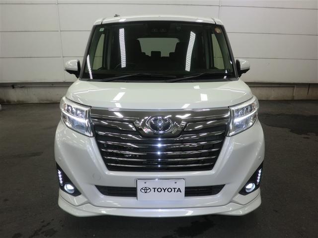 ルーミー カスタムＧ－Ｔ　助手席エアバック　両側オートスライドドア　スマートキープッシュスタート　ＬＥＤライト　１オーナー　横滑り防止機能　クルコン　点検記録簿　ＥＴＣ付　アルミホイール　キーレス　ＤＶＤ　ドラレコ　ナビ＆ＴＶ（2枚目）