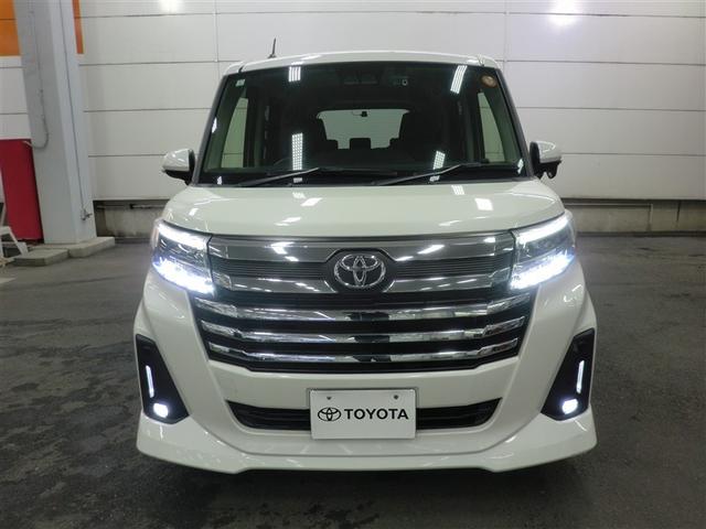 ルーミー カスタムＧ－Ｔ　助手席エアバック　両側オートスライドドア　スマートキープッシュスタート　ＬＥＤライト　１オーナー　横滑り防止機能　クルコン　点検記録簿　ＥＴＣ付　アルミホイール　キーレス　ＤＶＤ　ドラレコ　ナビ＆ＴＶ（2枚目）