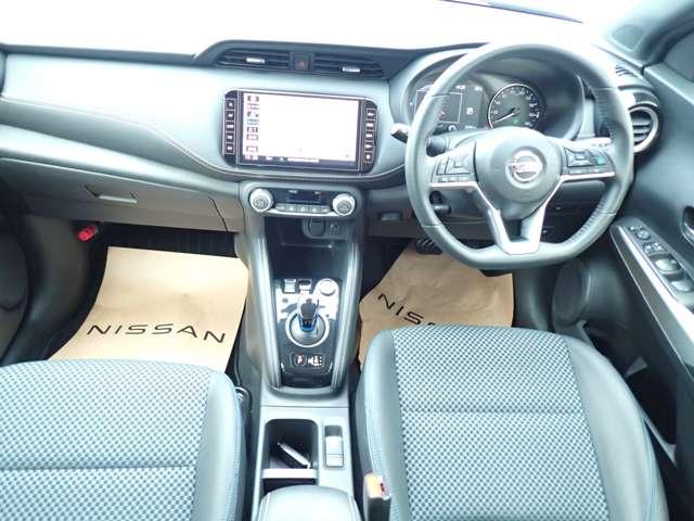 キックス １．２　Ｘ　（ｅ－ＰＯＷＥＲ）　純正メモリナビ　エマブレ　プロパイ　ナビ＆ＴＶ　ワンオ－ナ－車　追従クルコン　スマートキー　ＬＥＤヘッド　レーンアシスト　パワーステアリング　禁煙車　盗難防止システム　ドライブレコーダー　ＥＴＣ　整備記録簿有　メモリーナビ　アルミ（3枚目）