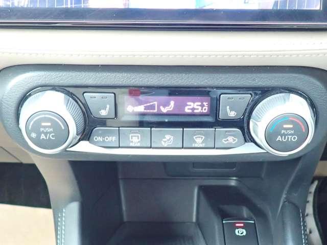 キックス １．２　Ｘ　ツートーン　インテリアエディション　（ｅ－ＰＯＷＥＲ）　シートヒーター　エマブレ　プロパイ　レーダークルーズ　禁煙　被害軽減ブレーキ　ＬＥＤヘッドライト　アラウンドビューモニター　インテリジェントキー　ドラレコ　ＥＴＣ　メモリ－ナビ　エアコン　パワステ　キーレス　パワーウィンドウ　ＡＢＳ（7枚目）