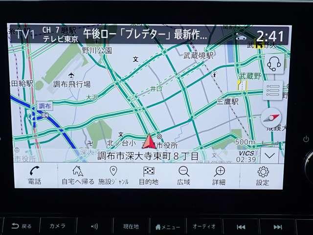 メーカー純正メモリナビが装備されております♪