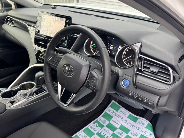 カムリ Ｇ　ワンオーナー車　禁煙車　純正９型ナビ　フルセグテレビ　バックカメラ　前後車内３カメラドラレコ　ＥＴＣ２．０　ＣＤ　ＤＶＤ再生　セーフティセンス　クリアランスソナー　ブラインドスポットモニター（24枚目）