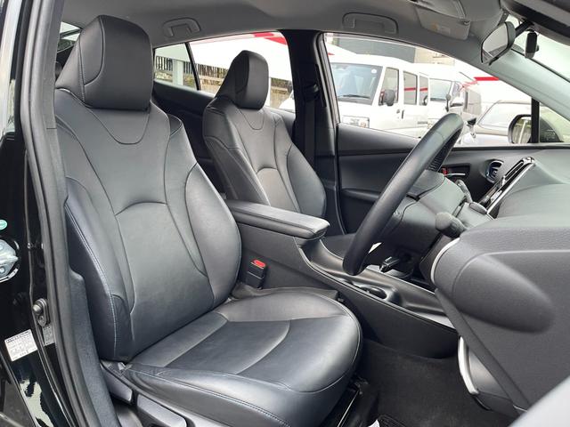 プリウス Ｓツーリングセレクション　ディーラーナビ　フルセグＴＶ　バックモニター　レーダークルコン　ドライブレコーダー　ＬＥＤヘッドライト　オートライト　ブラック合皮シート　プリクラッシュ　快適温熱シート　純正１７インチアルミホイール（27枚目）