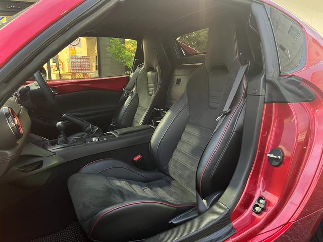 ロードスターＲＦ ＲＳ　アップル保証　ワンオーナー　禁煙車　６速ＭＴ　　純正ナビ　フルセグテレビ　バックカメラ　ＢＯＳＥサウンド　シートヒーター　社外サス　ＢＳＭ　純正１７インチアルミ　スマートキー　プッシュスタート（39枚目）