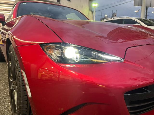 ロードスターＲＦ ＲＳ　アップル保証　ワンオーナー　禁煙車　６速ＭＴ　　純正ナビ　フルセグテレビ　バックカメラ　ＢＯＳＥサウンド　シートヒーター　社外サス　ＢＳＭ　純正１７インチアルミ　スマートキー　プッシュスタート（47枚目）