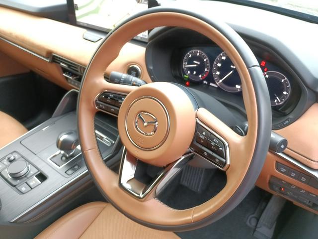 CX-60 XD-ハイブリッド プレミアムスポーツ 4WD ETC 全周囲カメラ クリアランスソナー オートクルーズコントロール レーンアシスト パワーシート 衝突被害軽減システム サンルーフ ナビ LEDヘッドランプ 電動リアゲート アルミホイール(2枚目)