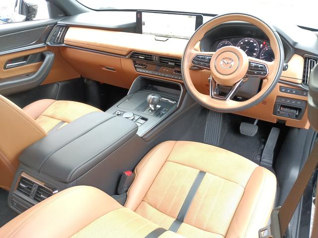 CX-60 XD-ハイブリッド プレミアムスポーツ 4WD ETC 全周囲カメラ クリアランスソナー オートクルーズコントロール レーンアシスト パワーシート 衝突被害軽減システム サンルーフ ナビ LEDヘッドランプ 電動リアゲート アルミホイール(31枚目)