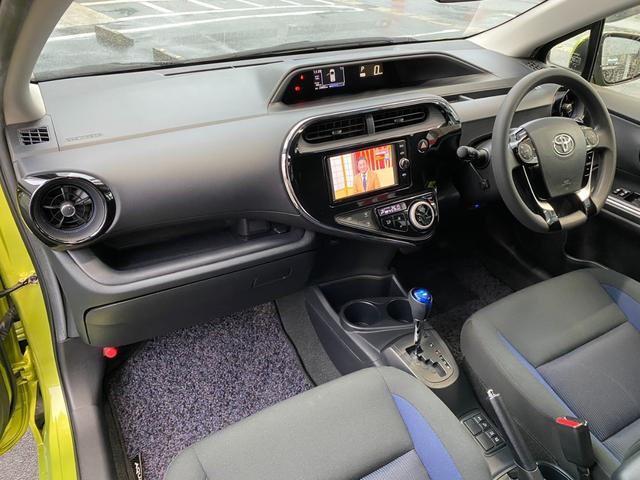 アクア Ｓ　純正ナビ　禁煙車　フルセグＴＶ　バックカメラ　クルコン　オートハイビーム　スマートキー　プッシュスタート　ＴＶキャンセラー　ＥＴＣ　プリクラッシュ　クリアランスソナー　社外アルミ　フロアマット（49枚目）