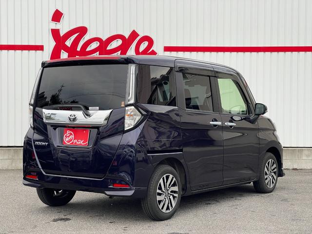 ルーミー カスタムＧ　アップル保証１年付き　ワンオーナー　禁煙車　セーフティセンス　ドラレコ　純正ナビ　フルセグ　バックカメラ　全周囲カメラ　シートヒーター　両側パワスラ　ＥＴＣ　クルコン　ステアリングＳＷ　Ａライト（5枚目）