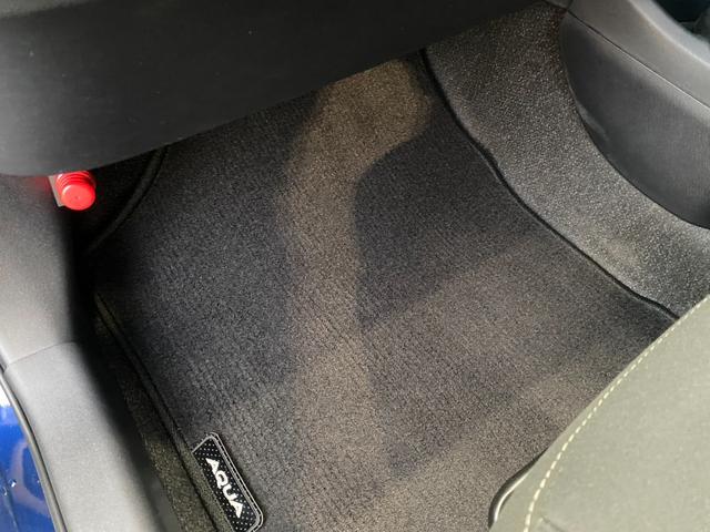 アクア Ｓ　ワンオーナー　禁煙車　純正ナビ　地デジＴＶ　バックカメラ　ＬＥＤヘッド　クリソナ　ＬＥＤフォグ　プリクラッシュ　パーキングサポート　オートハイビーム　スペアタイヤ　スマートキー　プッシュスタート（52枚目）