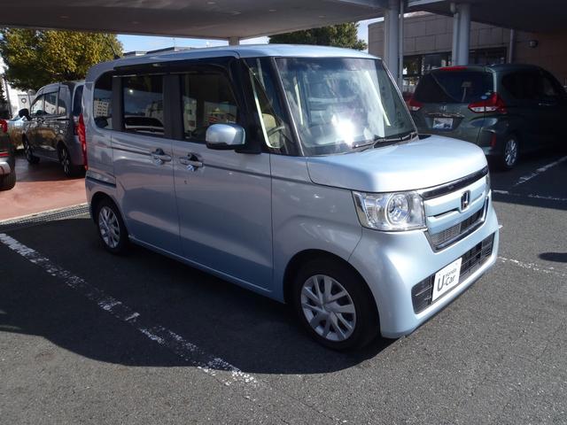 N-BOX G・Lホンダセンシング ギャザズ8インチナビ・リア席ルーフモニター・リモコンエンジンスターター付きスマートキー・左ハンズフリースライドドア(3枚目)
