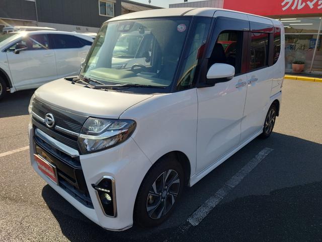 タント カスタムＸセレクション　両側電動スライドドア／７インチＳＤナビ／フルセグ／Ｂｌｕｅｔｏｏｔｈ＆ＵＳＢ接続／バックカメラ／ＥＴＣ／ブレーキサポート／レーンキーピング／前席シートヒーター／スマートキー２本／ワンオーナー（5枚目）