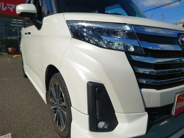 ルーミー カスタムG-T GRエアロ/社外7インチSDナビ/フルセグTV/Bカメラ/前席シートヒーター/ブレーキサポート/レーンキーピング/レダクル/ETC/LEDヘッドライト/ターボ/両側電動スライドドア(13枚目)