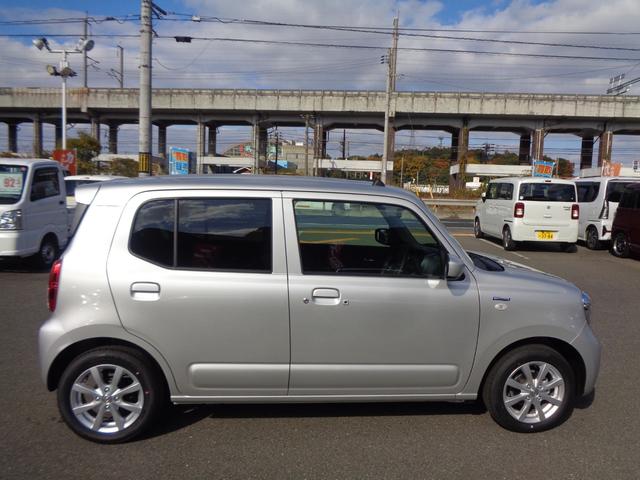 アルト ハイブリッドX デュアルセンサーブレーキサポートII/レーンキーピング/ドラレコ前後/クリアランスソナー/LEDヘッドライト/シートヒーター/横滑り防止/Bluetooth/AUX/USB充電ポート/プッシュスタート(6枚目)