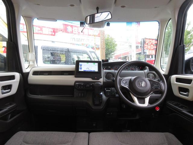N-BOX L ホンダセンシング 後期型 社外メモリーナビ ブルートゥースオーディオ バックカメラ ETC スマートキー シートヒーター パワースライドドア LEDヘッドライト 衝突被害軽減ブレーキ(3枚目)