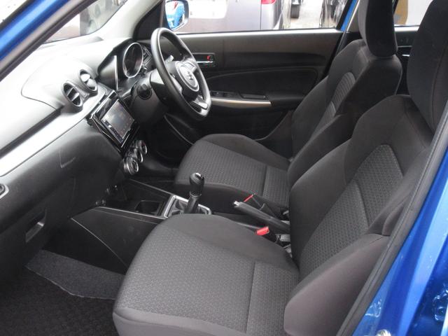 スイフト XG 社外ディスプレイオーディオ ブルートゥースオーディオ バックカメラ ETC スマートキー シートヒーター 純正15インチAW セーフティサポートレス車 軽量ボディ 5速MT(6枚目)