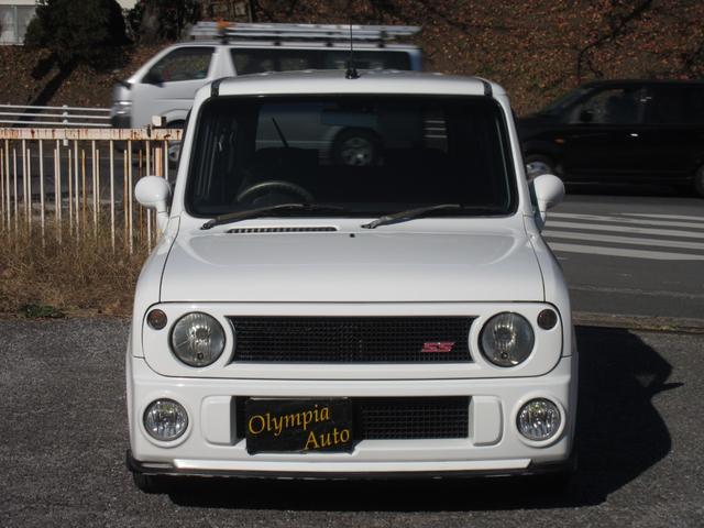 アルトラパン ＳＳ　後期型　５速ＭＴ　フジツボマフラー　テイクオフブローオフバルブ　ゼロ１０００チャンバー　社外アルミホイール（28枚目）