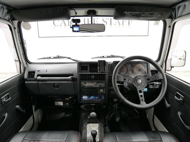 ジムニー CC 後付けパワーステアリング(純正流用) 純正オプションフォグライト 防錆施工済み(ノックスドール) BesTop幌 モモステアリング シートカバー 1型グリル JA11V用アルミホイール Tベルト交換済(3枚目)