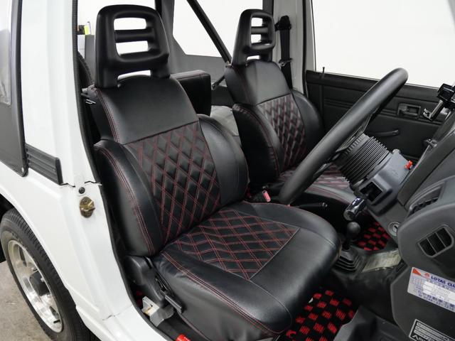 ジムニー CC 後付けパワーステアリング(純正流用) 純正オプションフォグライト 防錆施工済み(ノックスドール) BesTop幌 モモステアリング シートカバー 1型グリル JA11V用アルミホイール Tベルト交換済(5枚目)