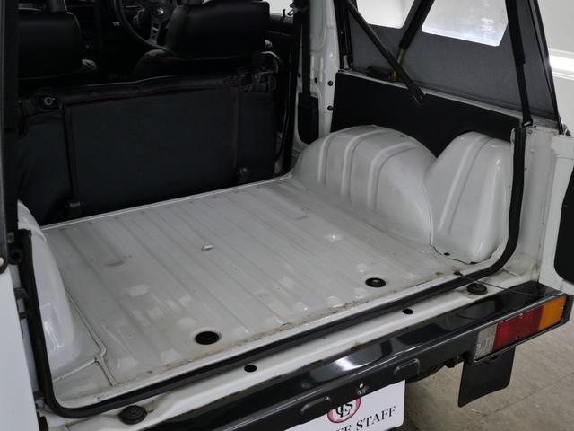 ジムニー CC 後付けパワーステアリング(純正流用) 純正オプションフォグライト 防錆施工済み(ノックスドール) BesTop幌 モモステアリング シートカバー 1型グリル JA11V用アルミホイール Tベルト交換済(7枚目)